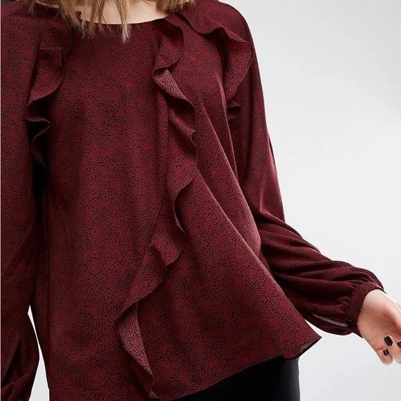 NWT BA&SH Rita Open Back Top - Bordeaux 🔥SOLD OUT🔥 - Picture 10 of 11